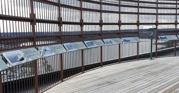 Se byen fra Papirtårnets tagterrasse i september